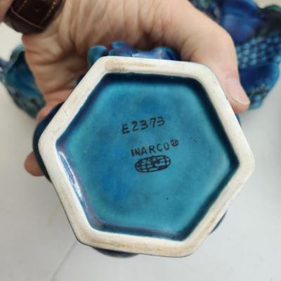 Inarco Blue E2373 Mood Indigo 4 Pieces Sugar Creamer Platter Gravy MCM