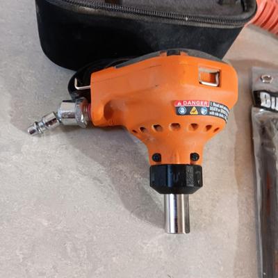 RIDGID AIR PALM NAILER, LASER LEVELS AND MORE