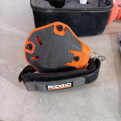 RIDGID AIR PALM NAILER, LASER LEVELS AND MORE