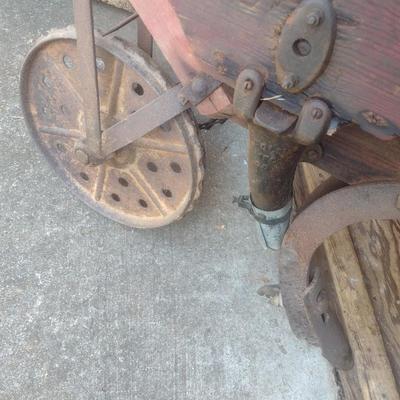 Antique Coleman of Charlotte, NC Horse Drawn Fertilizer Spreader Choice A