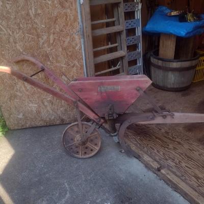 Antique Coleman of Charlotte, NC Horse Drawn Fertilizer Spreader Choice A