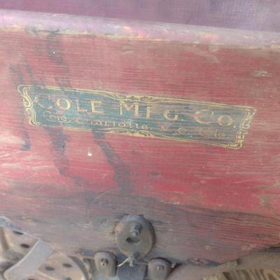 Antique Coleman of Charlotte, NC Horse Drawn Fertilizer Spreader Choice A