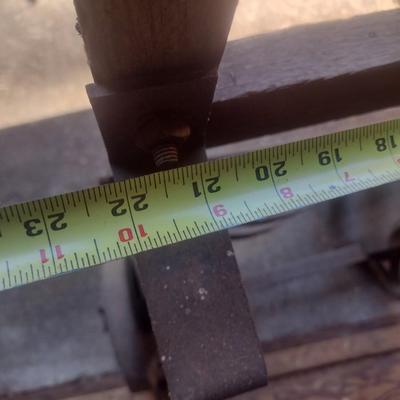 Antique Wood Framed Hamilton Barrel Hand Truck