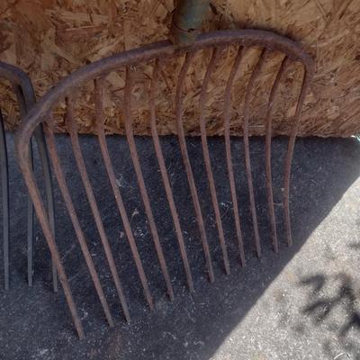 Ensilage and Pitchfork Garden Tools