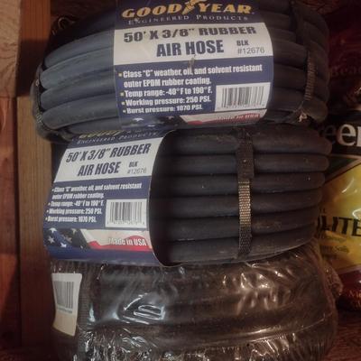 Set of Three 3/8" Rubber Air Hose New in Package