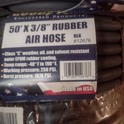 Set of Three 3/8" Rubber Air Hose New in Package