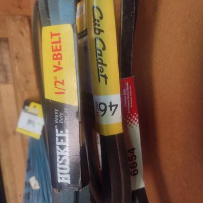 Variety of Lawnmower Belts Various Sizes New Condition