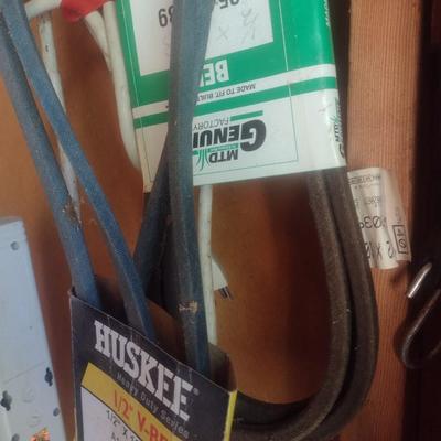 Variety of Lawnmower Belts Various Sizes New Condition