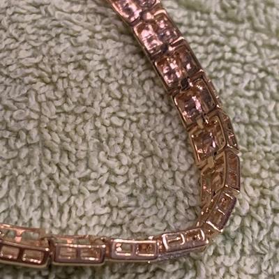 8” Gold On Sterling Bracelet