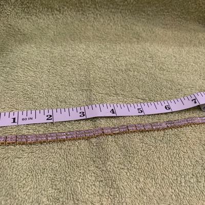 8” Gold On Sterling Bracelet