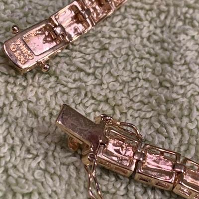 8” Gold On Sterling Bracelet