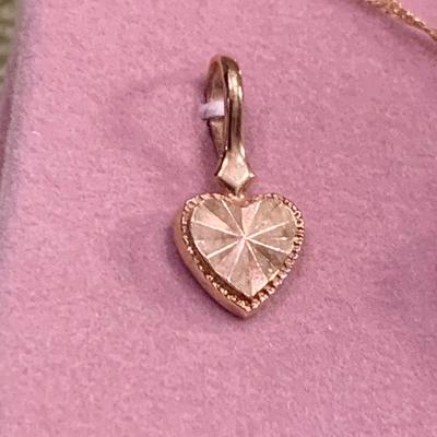 Beverly Hills Gold Heart Necklace & Earrings Set