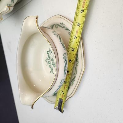Konigl. Pr. Tettau US Zone Germany Gravy Boat & Covered Dish