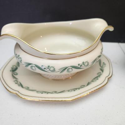 Konigl. Pr. Tettau US Zone Germany Gravy Boat & Covered Dish