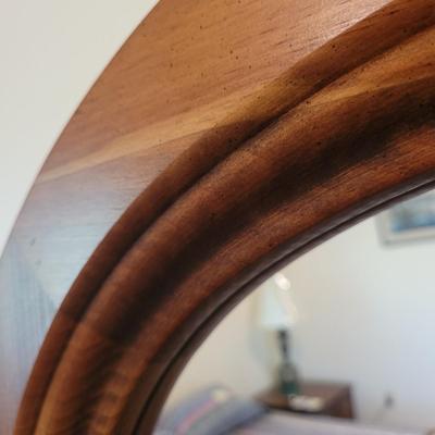 Wooden Ovular Wall Mirror (BB-EL)