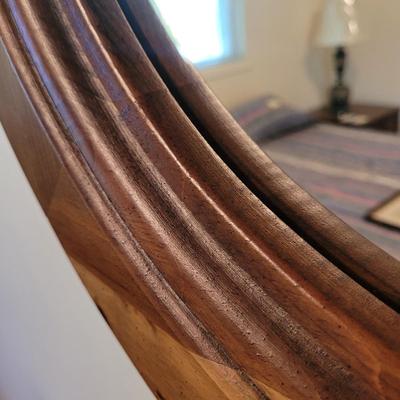 Wooden Ovular Wall Mirror (BB-EL)