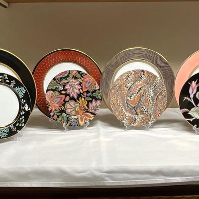 8 Fitz and Floyd Japanese plates