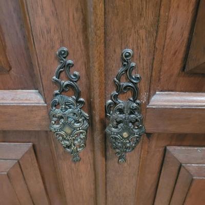 Two Wooden End Tables (BB-EL)