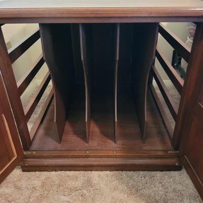 Two Wooden End Tables (BB-EL)