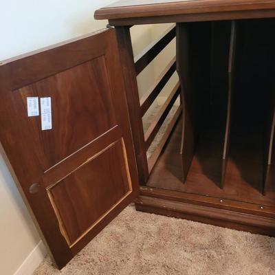 Two Wooden End Tables (BB-EL)