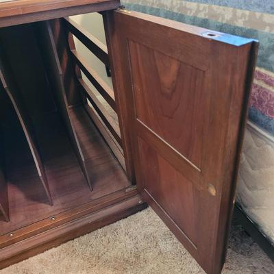 Two Wooden End Tables (BB-EL)