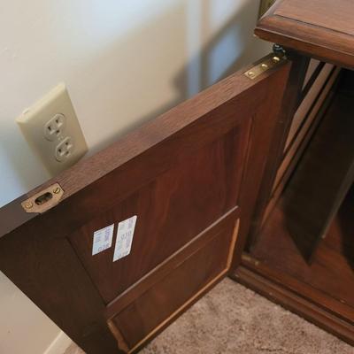 Two Wooden End Tables (BB-EL)