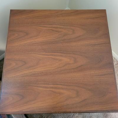 Two Wooden End Tables (BB-EL)