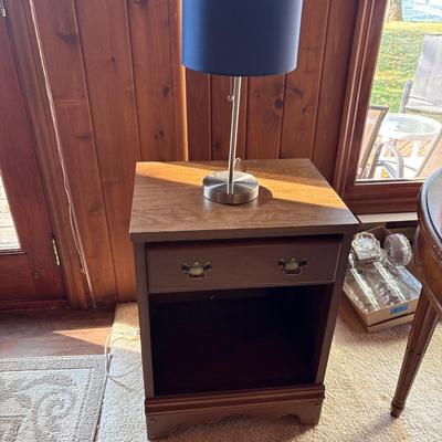 Sale Photo Thumbnail #434: Lamp 20” high
Table 18” x 15” x 24” high