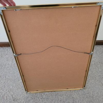 Framed Vintage Anti-Smoking Poster (LR-EL)