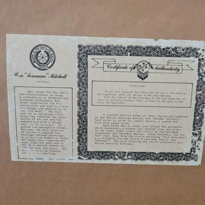 "Nightland" by Ron Mitchell Signed Print (LR-EL)