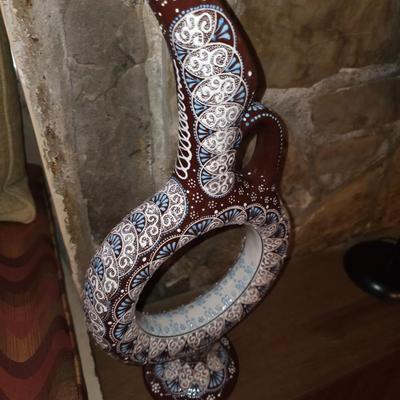 Vintage Turkish Hittite Wine Decanter
