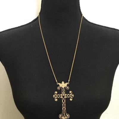 Limited addition Sarah Coventry vintage cross necklace