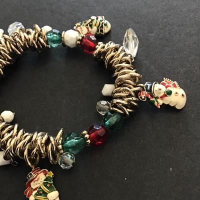 Christmas charm bracelet
