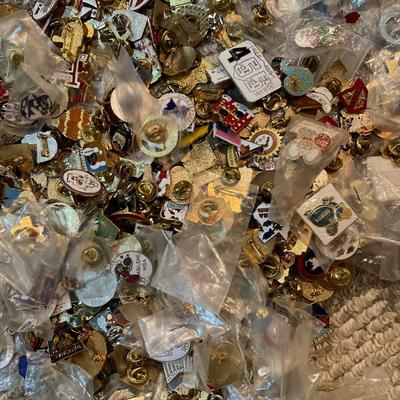 Large amount of vintage bowling pins