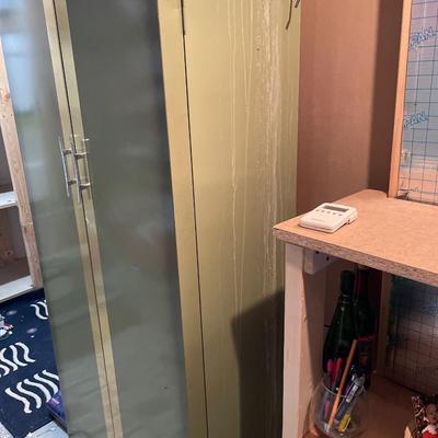 Avocado green cabinet only