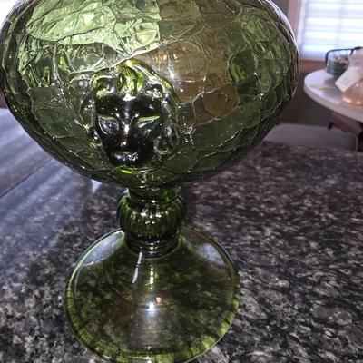 Green decorative vase