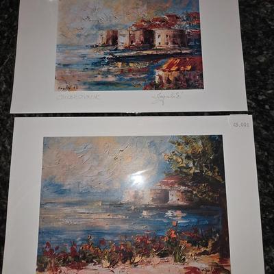 Unframed prints