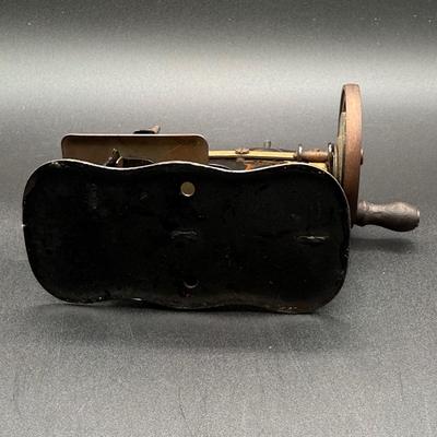 LOT 68H: Vintage Miniature Sewing Machine, + Toy Gun & Telephone