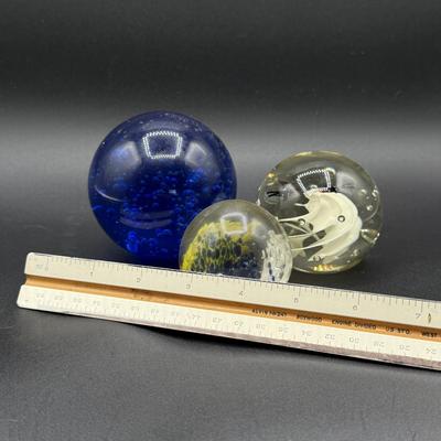 LOT 70H: Collection of Colorful Paperweights