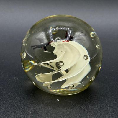 LOT 70H: Collection of Colorful Paperweights