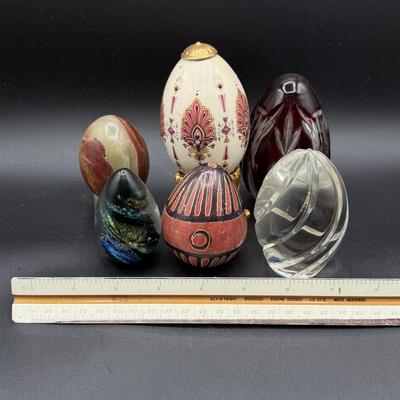 LOT 71H: Decorative Collection of Paperweights and More