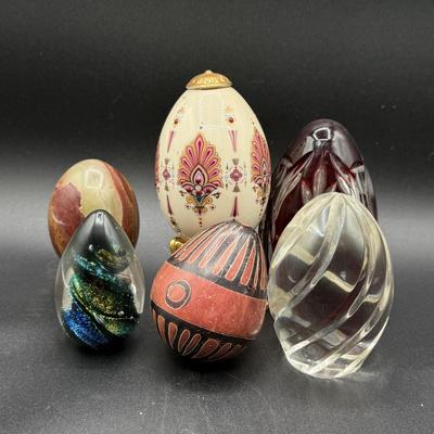 LOT 71H: Decorative Collection of Paperweights and More
