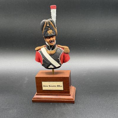 LOT 73H: Various Vintage Collectables - Swiss Grenadier Officer, Bookbinder’s Tray & more!