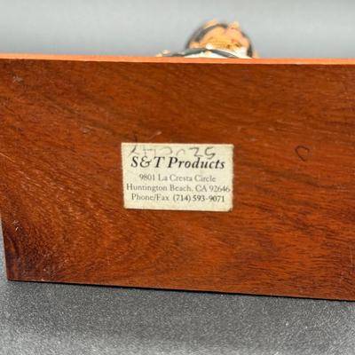 LOT 73H: Various Vintage Collectables - Swiss Grenadier Officer, Bookbinder’s Tray & more!