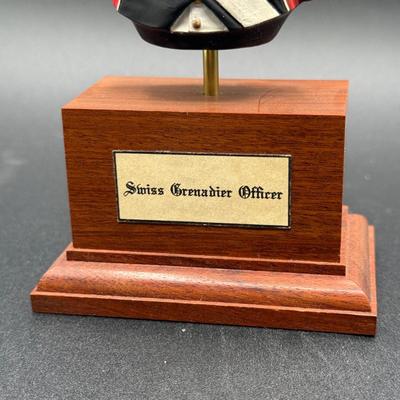 LOT 73H: Various Vintage Collectables - Swiss Grenadier Officer, Bookbinder’s Tray & more!