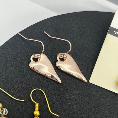 LOT 122J: Collection of Large/Long Dangle Pierced Earrings