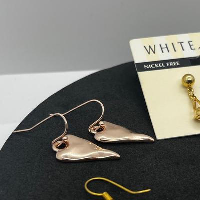 LOT 122J: Collection of Large/Long Dangle Pierced Earrings