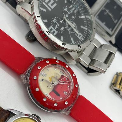 LOT 127J: Vintage Watch Collection (Untested): Fender, Bulova, Snoopy and More!