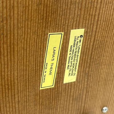 LOT 129J: Craft/Repair Lot with Beautiful Blue Velvet Lined Dr. Zhivago Music Box (Winds and Plays Lara's Song)