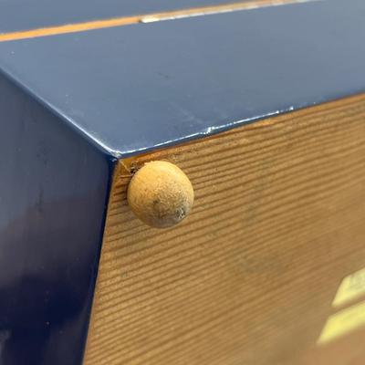 LOT 129J: Craft/Repair Lot with Beautiful Blue Velvet Lined Dr. Zhivago Music Box (Winds and Plays Lara's Song)